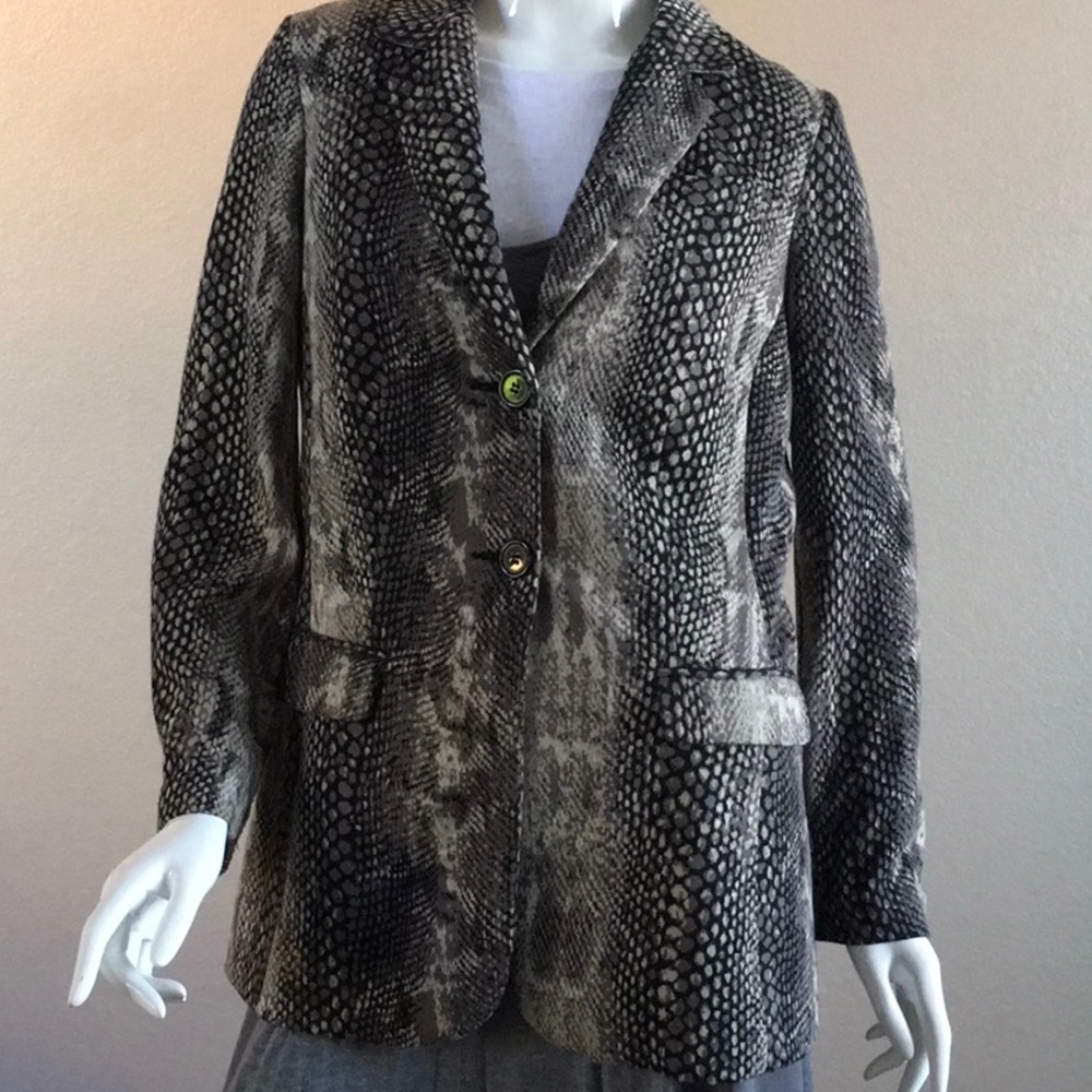 Python Print Black/ Gray Jacket - image 1